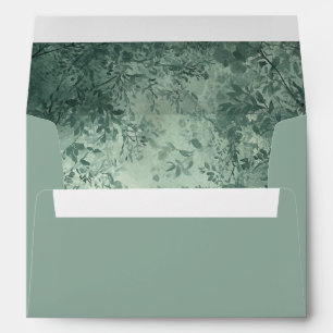 Enchanted Forest Light Green Envelope