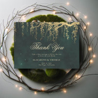 Enchanted Forest Magical Vines Emerald Wedding