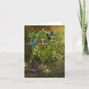 Enchanted Forest Man All Occasion Greeting Card