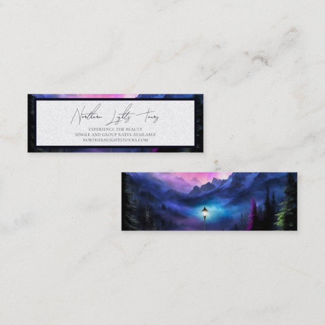 Enchanted Forest Mini Business Card (Front/Back)