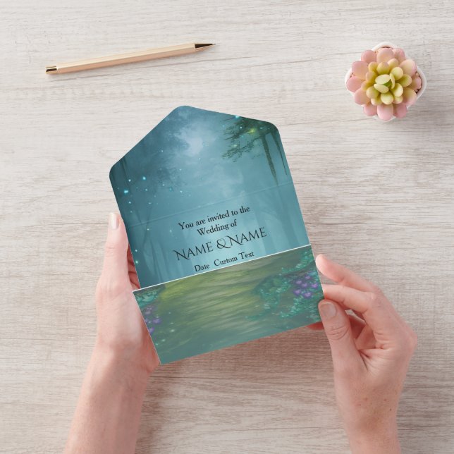 Enchanted  Forest Mist  All In One Invitation (Video)