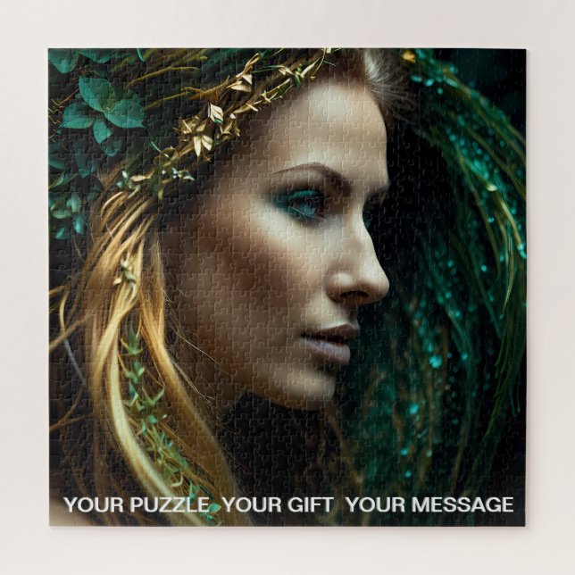 Enchanted Forest Muse Jigsaw Puzzle (Vertical)
