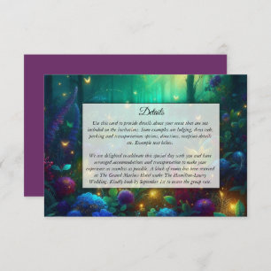 Enchanted Forest of Radiant Jewels Enclosure Card