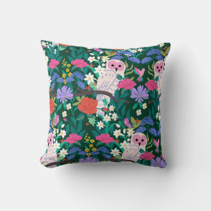 Enchanted Forest Owls Cushion