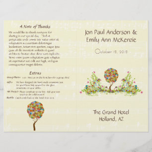 Enchanted Forest Patchwork Floral Fairy Tale Tree