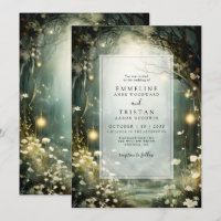 Enchanted Forest Path Of Flowers Green Wedding