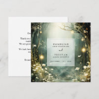 Enchanted Forest Path Of Flowers Green Wedding