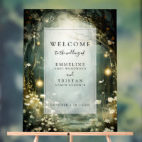 Enchanted Forest Path Of Flowers Wedding Welcome