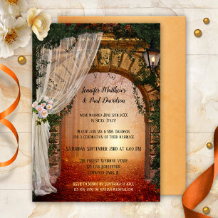 Enchanted Forest Post Wedding Party Invitation
