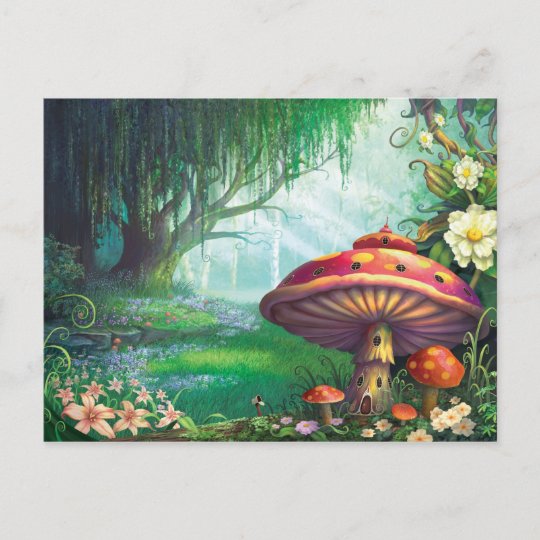 enchanted forest postcards