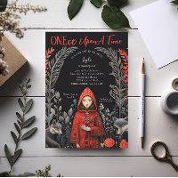 Enchanted Forest Red Riding Hood First Birthday