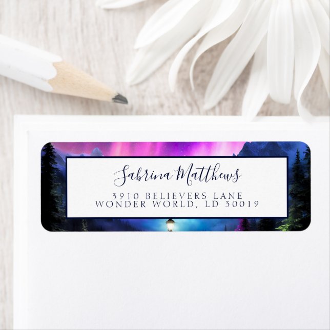 Enchanted Forest Return Address Label (Insitu)