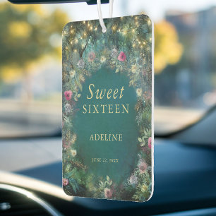 Enchanted Forest Rose Greenery Fairy Woodland RSVP Car Air Freshener