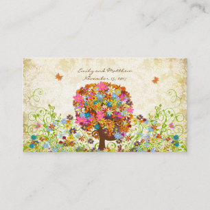 Enchanted Forest Side Branch Wedding Enclosure Card