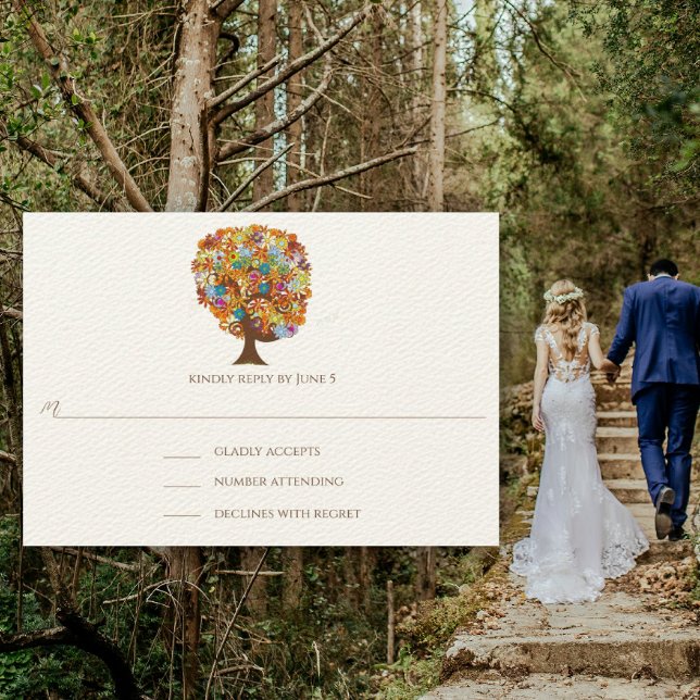 Enchanted Forest Side Branch Wedding Invitations (Creator Uploaded)