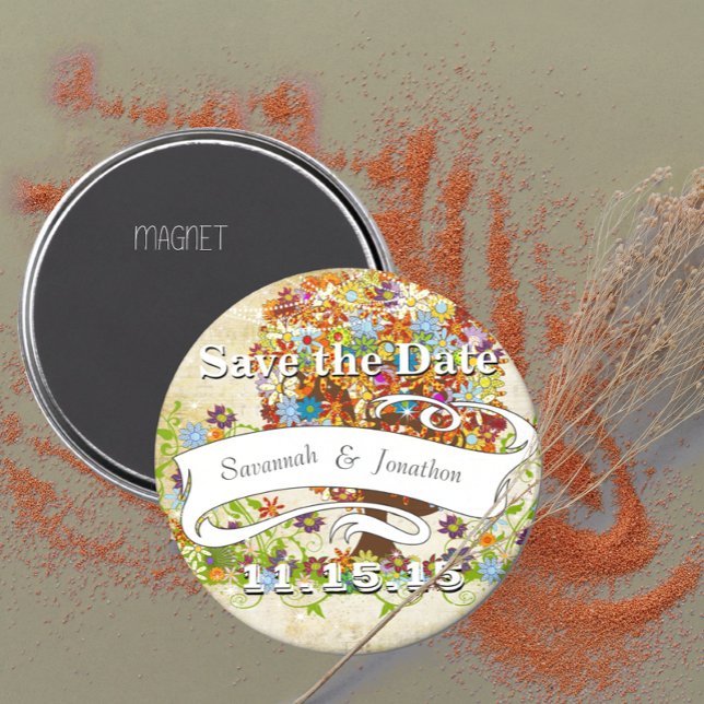 Enchanted Forest Side Branch Wedding Magnet (Creator Uploaded)