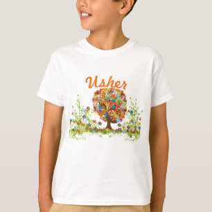 Enchanted Forest Side Branch Wedding T-Shirt