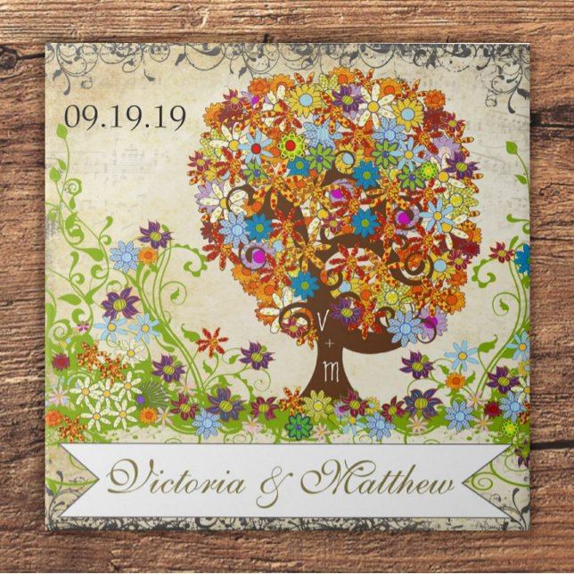 Enchanted Forest Side Branch Wedding Tile (Creator Uploaded)