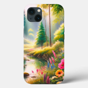 Enchanted Forest Sunlight iPhone Case