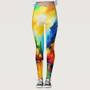 Enchanted Forest Sunset Leggings