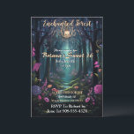 Enchanted Forest Sweet 16 Invitation<br><div class="desc">Celebrate your daughter's magical day with this Enchanted Forest themed invitation.</div>
