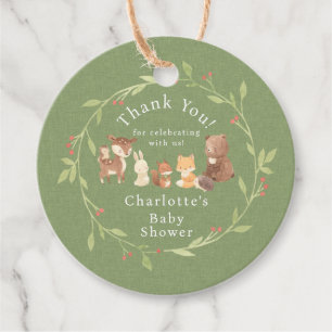 Enchanted Forest Thank You Favour Tags