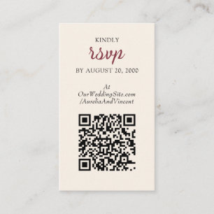 Enchanted Forest Wedding Enclosure Card