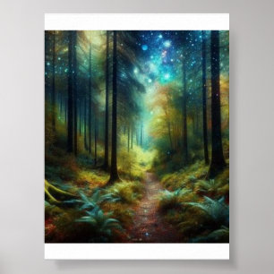 "Enchanted Forest Whispers" Poster