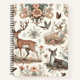 Enchanted Forest Whispers: Victorian Wildlife Notebook