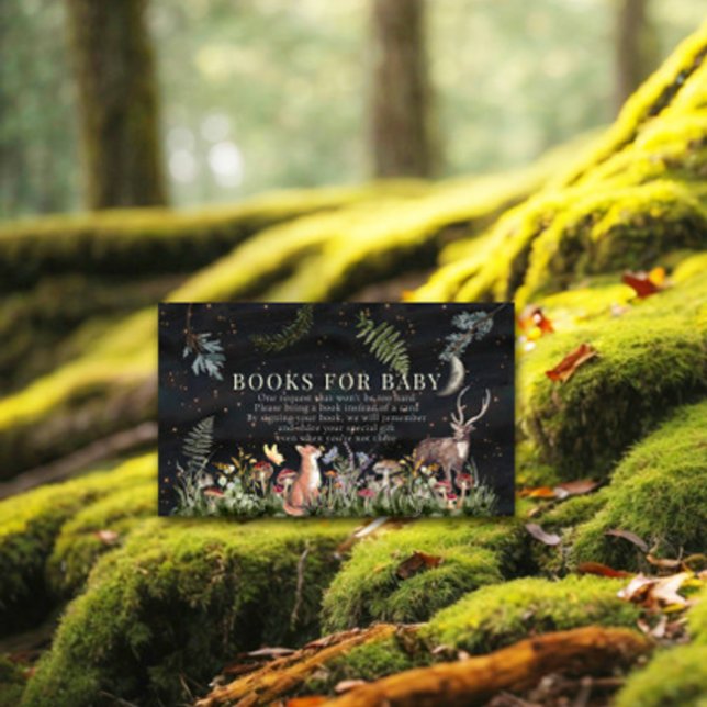 Enchanted Forest Woodland Animals Books for Baby Enclosure Card (Creator Uploaded)