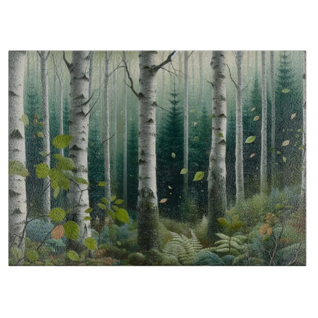 Enchanted Forest Woodland Cutting Board (Front)