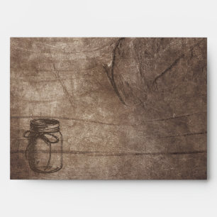 Enchanted Forest Woodland Fairy Tale Wood Envelope