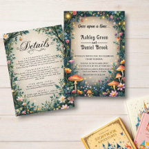 Enchanted Forest Woodland Floral Fairytale Wedding