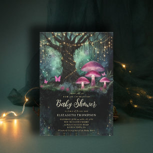 Enchanted Forest Woodland Magical Tree Baby Shower Invitation