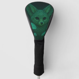 Enchanted Fox & Bioluminescent Mushrooms Fairycore Golf Head Cover