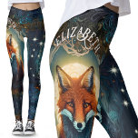 Enchanted Fox Personalised Enchanting Fox Leggings<br><div class="desc">Introducing our Moonlit Fox Personalised Leggings, a truly enchanting creation that features a stunning AI-generated art of a fox illuminated by the moonlight amidst tangled branches inspired by Celtic folklore. These leggings bring a touch of magic and mystique to any occasion. Personalise them with your name or a special message...</div>