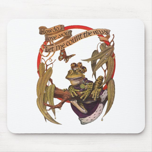 Enchanted Frog Prince Mousepad (Front)