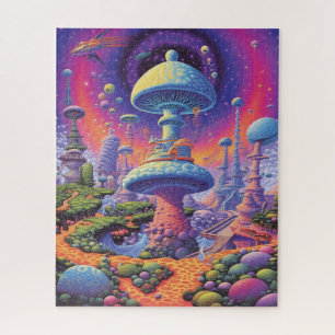 Enchanted Fungi: A Colourful Journey Jigsaw Puzzle