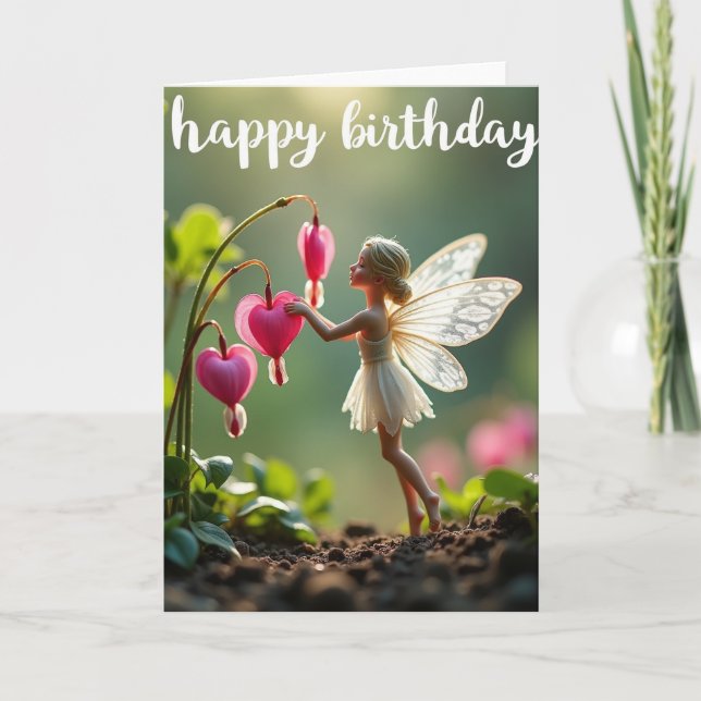 Enchanted Garden Birthday Card (Front)