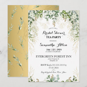 Enchanted Garden: Bridal Shower Invitation