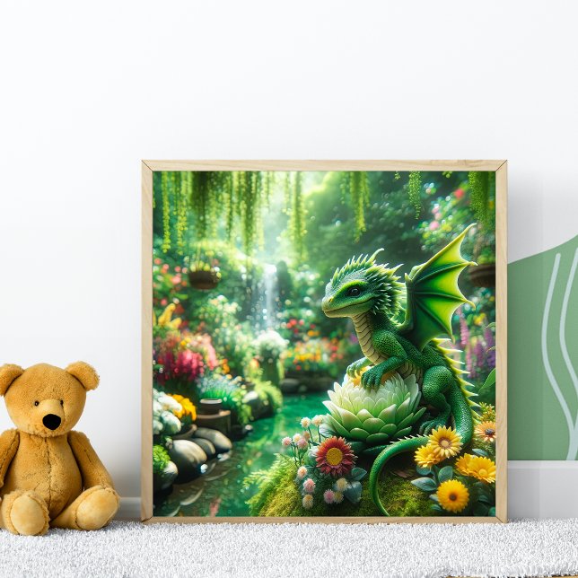 Enchanted Garden Dragon Poster (Creator Uploaded)