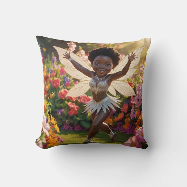 Enchanted Garden Fairy  Cushion (Front)