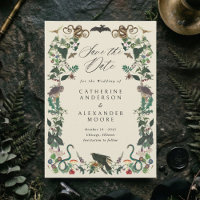 Enchanted Garden Gothic Botanical Wedding