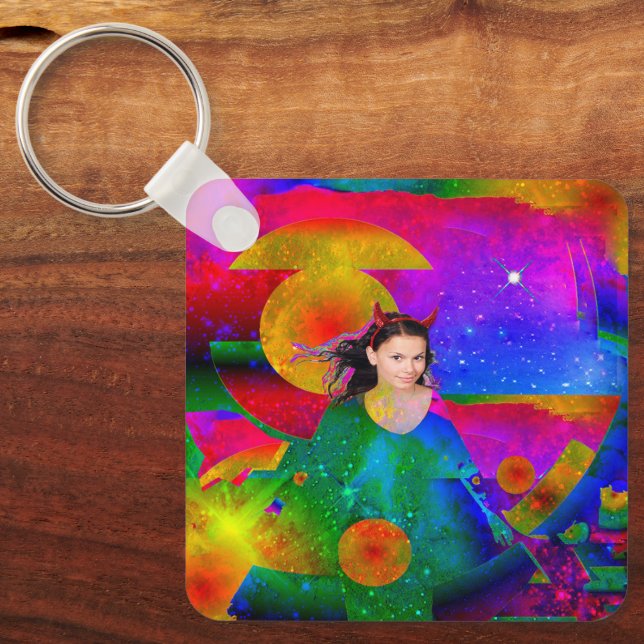 Enchanted Garden Keychain (Front)