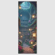 Enchanted Garden Library Bookmark