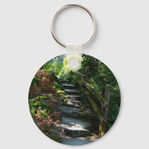 Enchanted Garden Path Key Ring