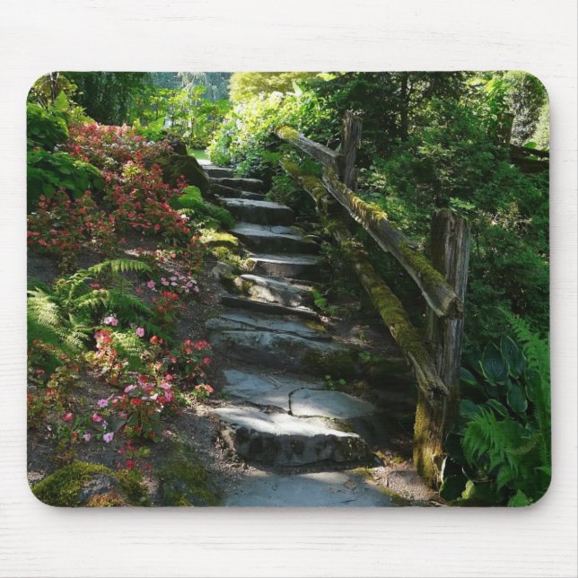 Enchanted Garden Path Mouse Pad (Front)