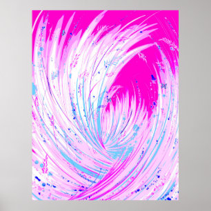 Enchanted Garden - Pink Horizon  Poster