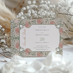 Enchanted Garden Save the Date Wedding Invitation