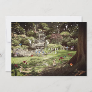 Enchanted Garden Sweet Sixteen Invitation